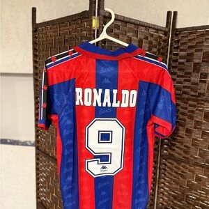 Ronaldo FC Barcelona Retro Kappa Jersey